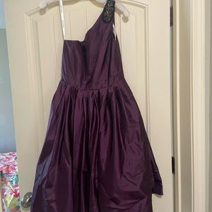 Purple Jr. Bridesmaid Dress